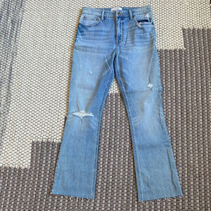 NWOT Pistola High Rise Distressed Raw Hem Denim Jeans Size 27